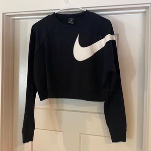 Nike crop top sweatshirt.